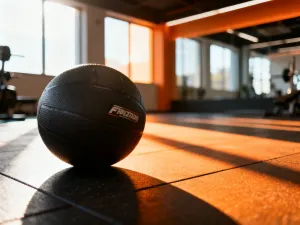 Profesjonalny but biegowy na bieżni lekkoatletycznej w blasku wschodzącego słońca, symbolizujący trening i sportowe cele.