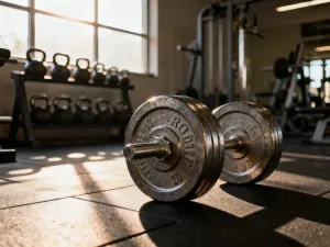 Profesjonalny rower stacjonarny z systemem monitorowania w laboratorium sportowym, gotowy do przeprowadzenia testu wydolności.